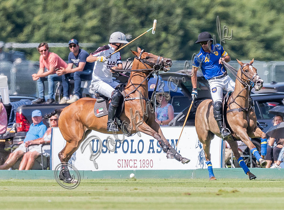 Polo action, 2021 Gold Cup, Cowdray Park Polo Club