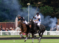 Polo action the Town Cup End of Season Tournament, Cirencester Park