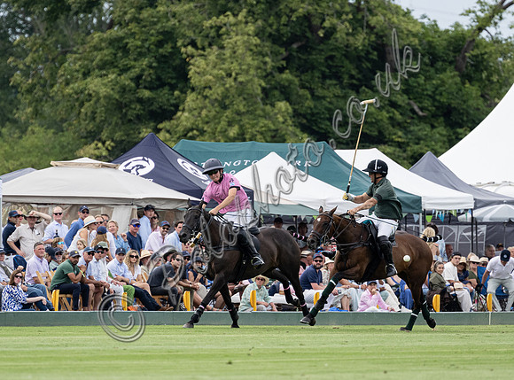 Polo action, 2025 Gold Cupsemi-final, Cowdray Park Polo Club