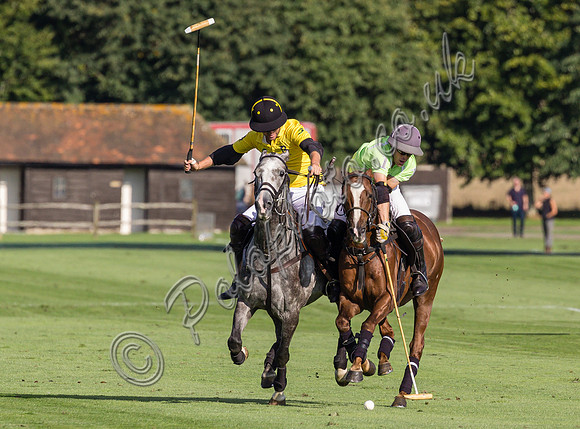 Park House Cup Polo action, 2022, Cowdray Park Polo Club
