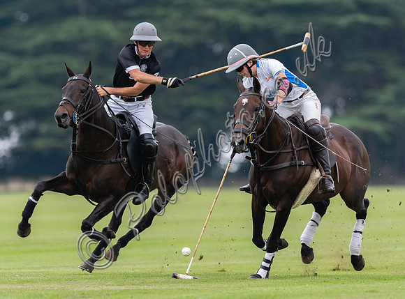 Polo action the Town Cup End of Season Tournament, Cirencester Park