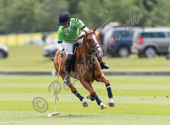 Polo action between Lovelocks and Marchfield Warwickshire Cuo League