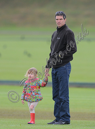 Alejandro Agote and daughter