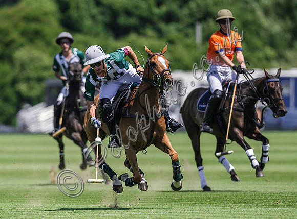 Polo action, 2025 Gold Cup, Cowdray Park Polo Club