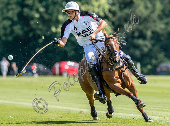 Polo action, 2021 Gold Cup, Cowdray Park Polo Club