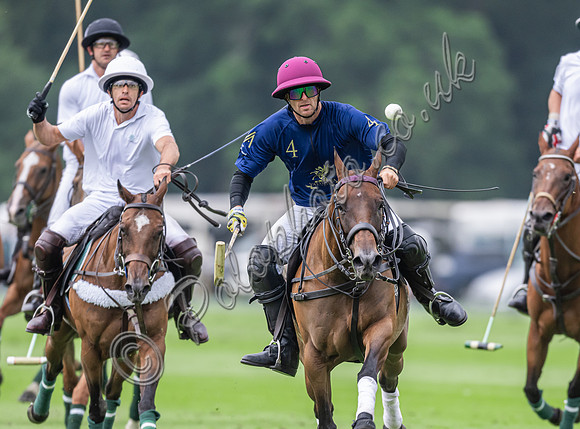 Polo action, 2024 Gold Cup, Cowdray Park Polo Club