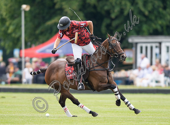 Polo action, Warwickshire Cup Final, Cirencester Park