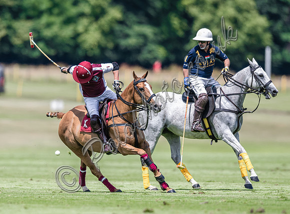 Polo action, 2025 Gold Cup, Cowdray Park Polo Club