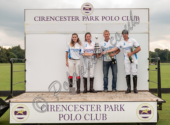 Town Cup presentation, Cirencester Park 2021