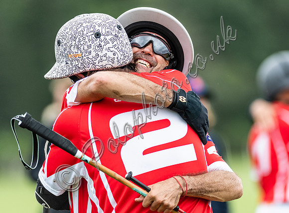 Scone Polo celebrating their win, Midhurst Town Cup