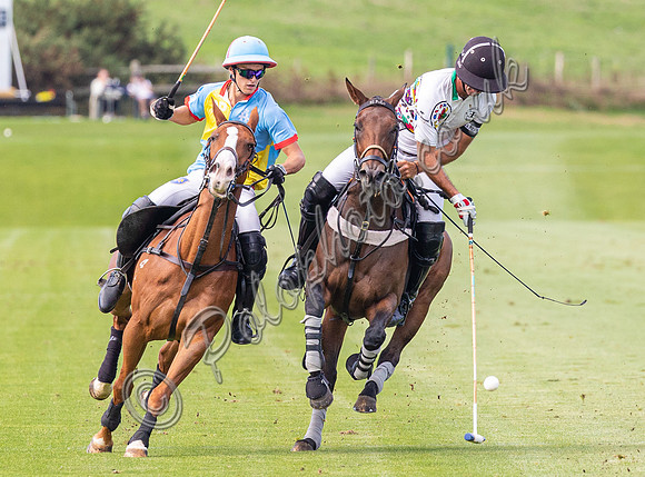 Polo action, 2022 Autumn Cup, Cowdray Park Polo Club