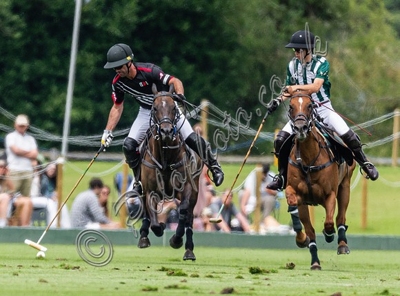 Polo action, 2024 Gold Cup, Cowdray Park Polo Club