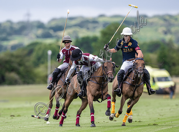 Polo action, 2025 Gold Cup, Cowdray Park Polo Club