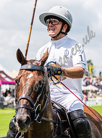 Celebrations by La Dolfina Great Oaks after winning semi final match against King Power, Gold Cup 2024