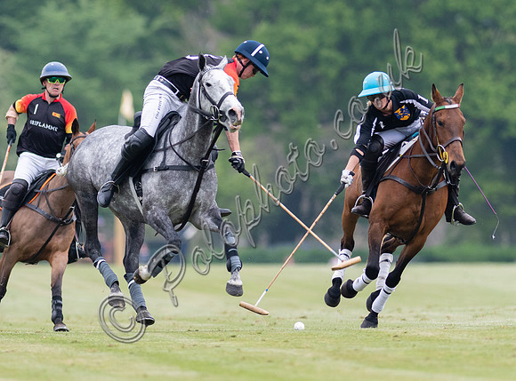Polo action, May 4 Goal Spring Cup 2022, Cowdray Park Polo Club