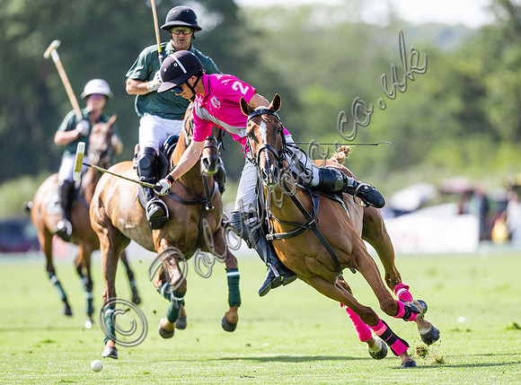Polo action, 2024 Gold Cup, Cowdray Park Polo Club