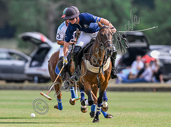 Polo action, Wichenford Bowl 2025 semi-final match, Beaufort Polo Club