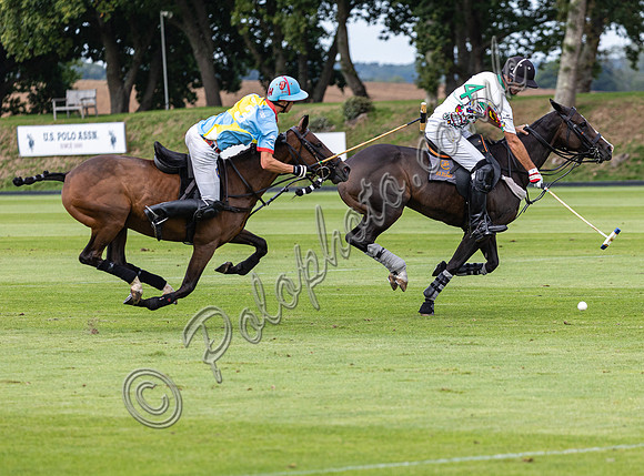 Polo action, 2022 Autumn Cup, Cowdray Park Polo Club
