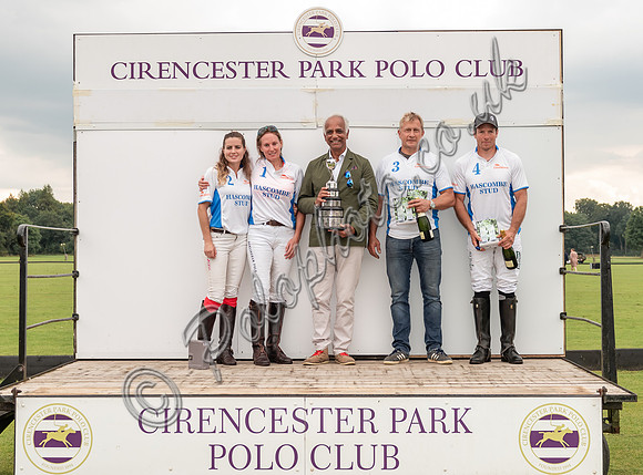 Town Cup presentation, Cirencester Park 2021