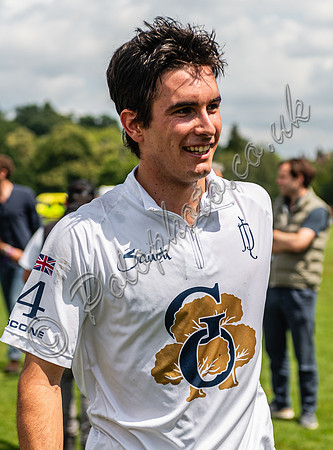 Celebrations by La Dolfina Great Oaks after winning semi final match against King Power, Gold Cup 2024