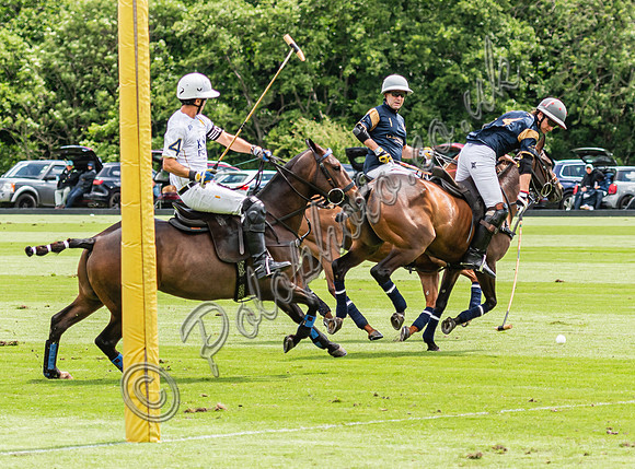 Polo action, 2024 Gold Cup, Cowdray Park Polo Club