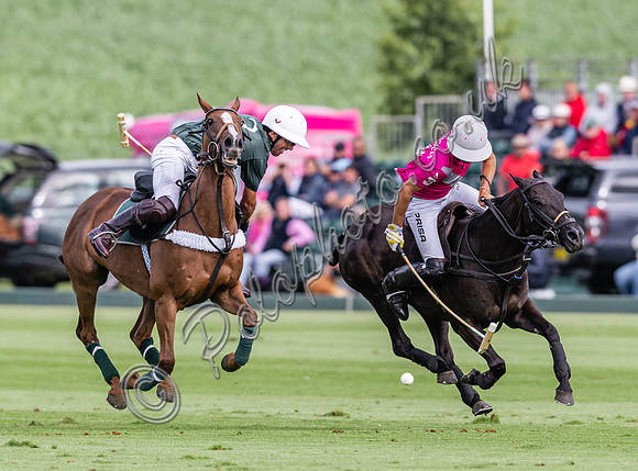 Polo action, 2024 Gold Cup, Cowdray Park Polo Club
