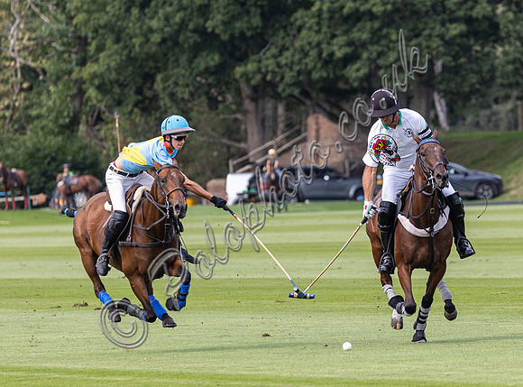 Polo action, 2022 Autumn Cup, Cowdray Park Polo Club