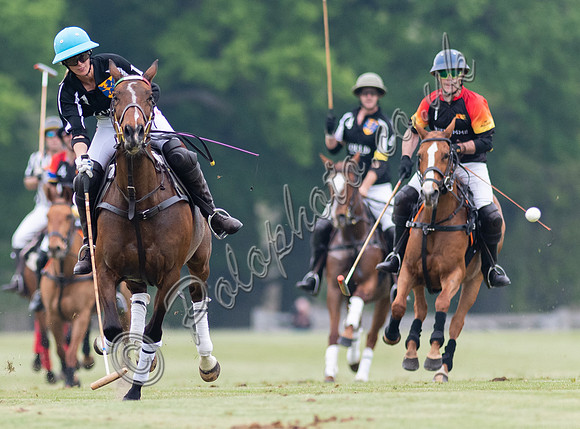 Polo action, May 4 Goal Spring Cup 2022, Cowdray Park Polo Club