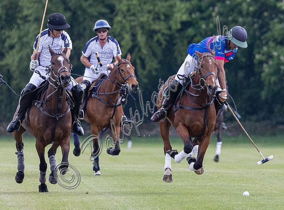 polo action from the Final of the Cirencester May Goal Tournament.