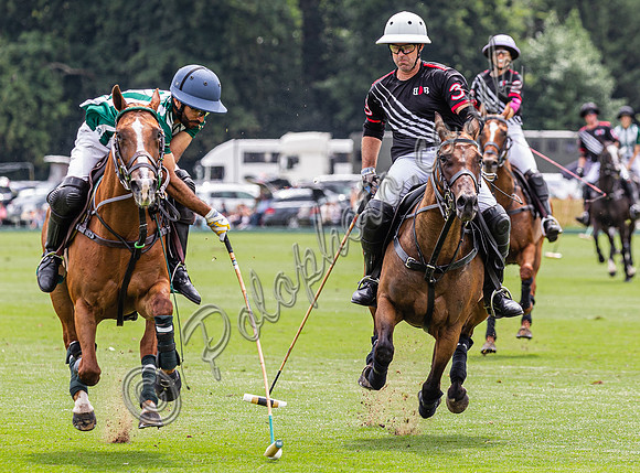 Polo action, 2024 Gold Cup, Cowdray Park Polo Club