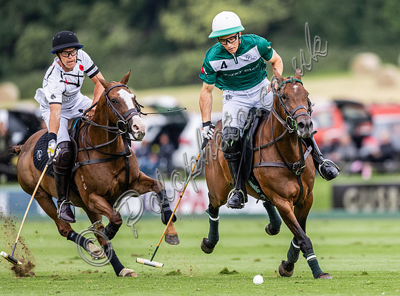 Polo action, 2024 Gold Cup, Cowdray Park Polo Club