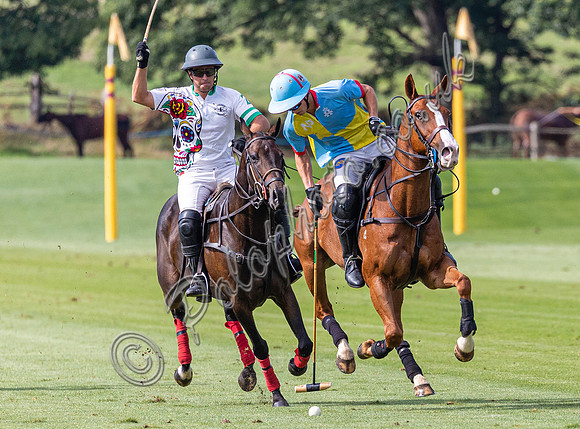 Polo action, 2022 Autumn Cup, Cowdray Park Polo Club