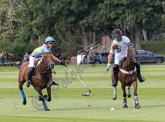 Polo action, 2022 Autumn Cup, Cowdray Park Polo Club