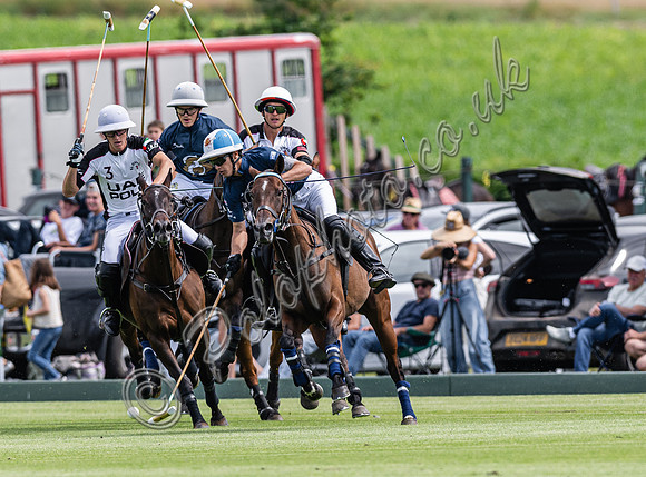Polo action, 2024 Gold Cup, Cowdray Park Polo Club