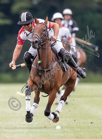 Polo action, Warwickshire Cup Final, Cirencester Park