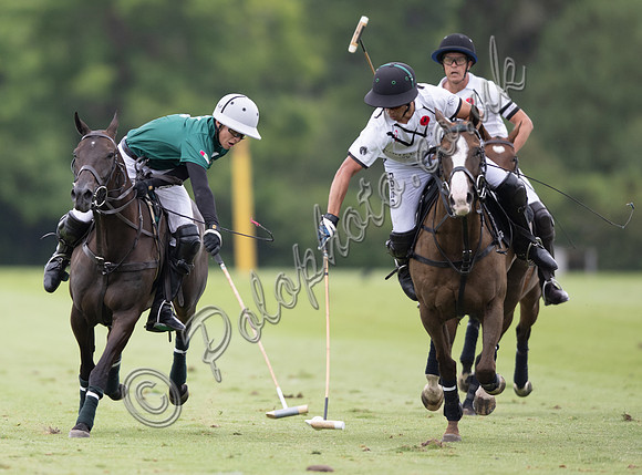 Polo action, 2024 Gold Cup, Cowdray Park Polo Club