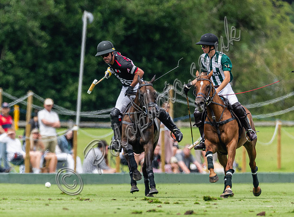Polo action, 2024 Gold Cup, Cowdray Park Polo Club
