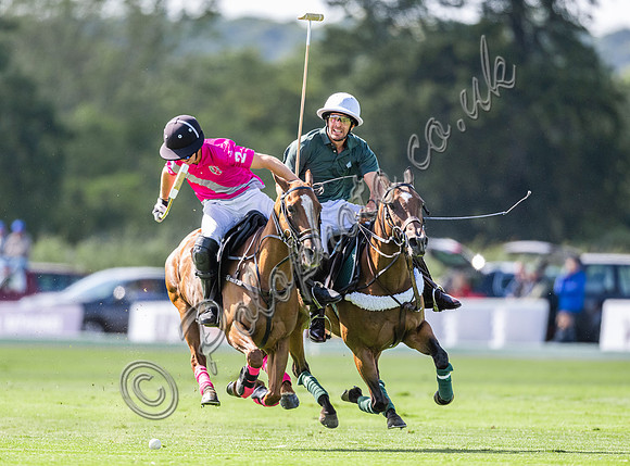 Polo action, 2024 Gold Cup, Cowdray Park Polo Club