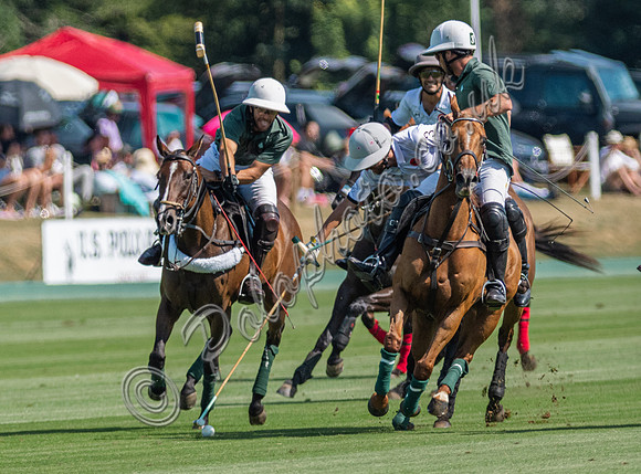 Polo action, 2025 Gold Cup quarter finals, Cowdray Park Polo Club