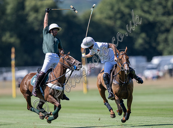 Polo action, 2025 Gold Cup quarter finals, Cowdray Park Polo Club