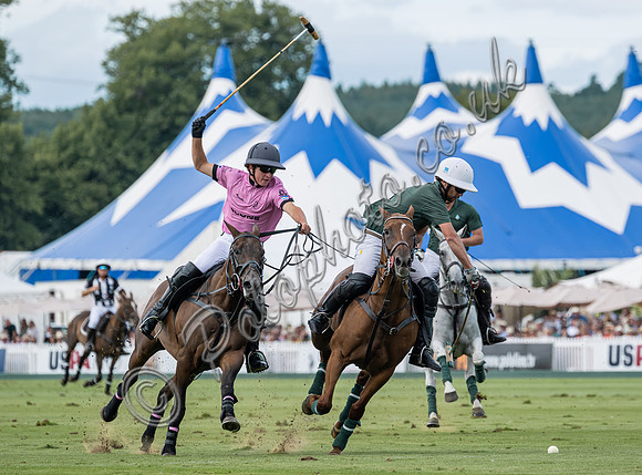 Polo action, 2025 Gold Cupsemi-final, Cowdray Park Polo Club