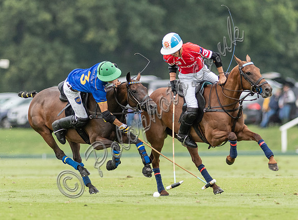 Polo action, 2021 Gold Cup, Cowdray Park Polo Club