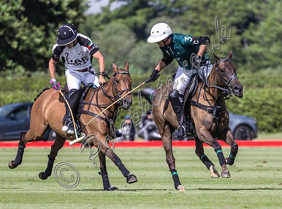 Polo action, 2025 Gold Cup, Cowdray Park Polo Club