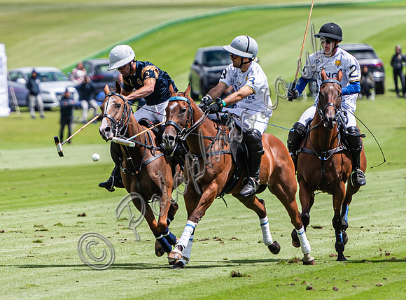 Polo action, 2024 Gold Cup, Cowdray Park Polo Club