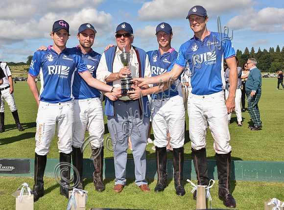 presentation of Argentine Ambassadors Cup to Brittania El Remanso