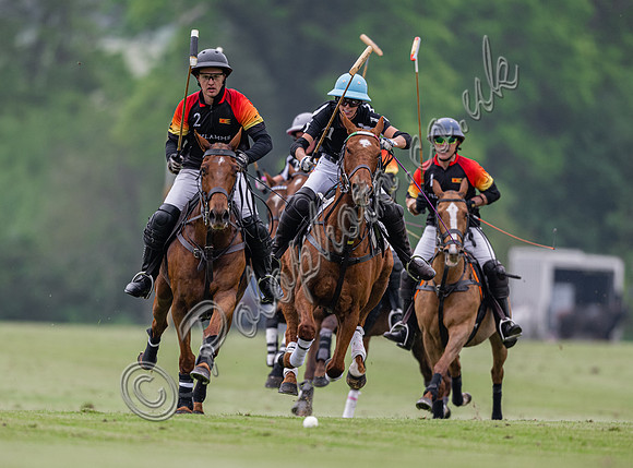 Polo action, May 4 Goal Spring Cup 2022, Cowdray Park Polo Club