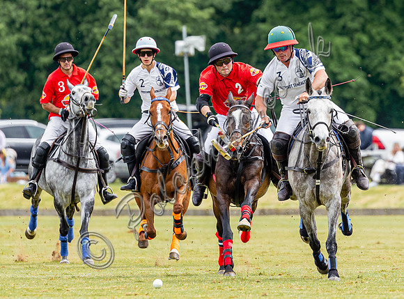 polo action for Badminton Cup sub final 2025 at Beaufort Polo Club