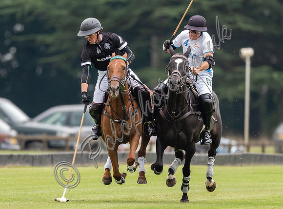 Polo action the Town Cup End of Season Tournament, Cirencester Park