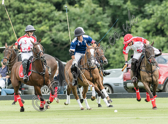 Polo action, 2021 Gold Cup, Cowdray Park Polo Club