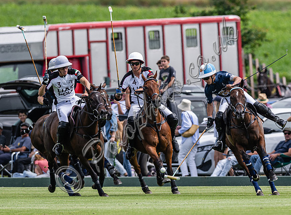Polo action, 2024 Gold Cup, Cowdray Park Polo Club